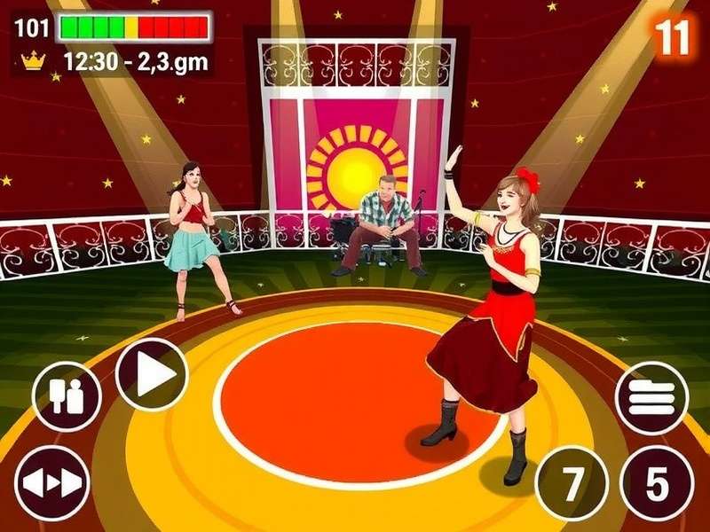 Intense dance battle in Dil Se Dance Challenge Dil Se Dance Challenge gameplay screenshot
